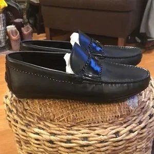Authentic Roberto Cavalier Driver Shoes Roberto Cavalli Italian Designer Collection Black Driving  main image 2